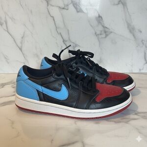 Nike Air Jordan 1 Low OG "UNC to Chi” W 7 M/Youth 5.5 CZ0775-046 Red Black Blue
